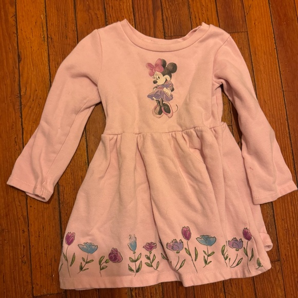 Disney Other - Disney Minnie Mouse sweatshirt dress size 4T pink